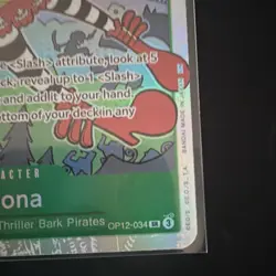 Bandai Perona OP12-034 SR Holo Special Character Card One Piece Card Game - Image 5