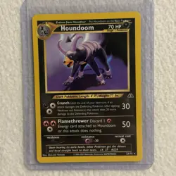 Houndoom 23/75 Neo Discovery Rare Pokemon Card LP - Image 1
