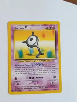 UNOWN Y 40/64 Neo Revelation Uncommon Unlimited WOTC Pokemon Card Near Mint - Image 1