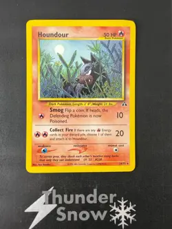 Houndour #23 Neo Discovery 2001 Pokemon Card ** Pack Fresh ** - Image 1