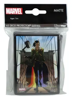 Upper Deck Marvel Deck Protector Collectible Card Sleeves Loki 65 Count New - Image 1