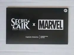 MTG Secret Lair CAPTAIN AMERICA FOIL Edition Magic The Gathering - Sealed - Image 1