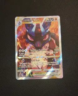 Pokemon TCG Lucario VSTAR SWSH291 Sword & Shield: Crown Zenith Promo Full Art M - Image 1