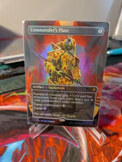 Commander's Plate (Borderless) Commander: Teenage Mutant Ninja Turtles Foil - Image 1