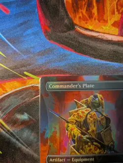 Commander's Plate (Borderless) Commander: Teenage Mutant Ninja Turtles Foil - Image 4