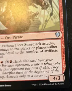 Fathom Fleet Swordjack 177/361 Uncommon Commander Legends Magic: The Gathering - Image 5