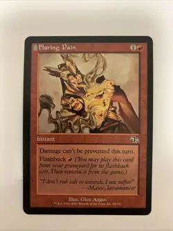 MTG NM Flaring Pain Judgment Free Shipping In The US With Tracking - Image 1