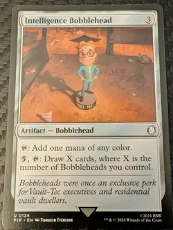 MTG Fallout PIP - Endurance & Intelligence Bobblehead Duo Uncommon Artifact Set - Image 3