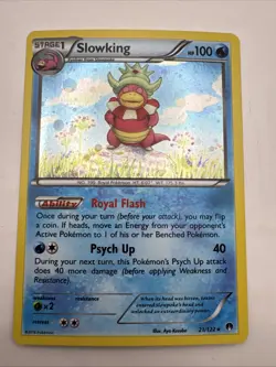 Pokemon TCG Slowking Holo Rare Card XY Breakpoint 21/122 - Image 1