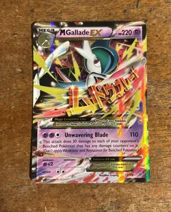 Pokemon M Gallade EX 35/108 Roaring Skies Ultra Rare Full Art Holo 220 HP - Image 1