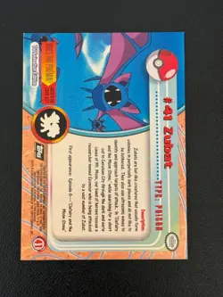 Zubat 41 Pokemon Topps - Image 2