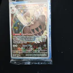 Noctowl Pokemon Center ETB Promo SEALED Stellar Crown #141 - Image 1