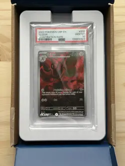 POKEMON 2023 Obsidian Flames Scizor 205/197 Illustration Rare Foil PSA 10 - Image 1