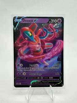 Deoxys V SWSH266 Holo Promo Sword & Shield Promo Pokemon Near Mint - Image 1