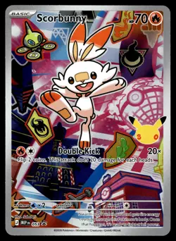 Scorbunny 053 Promo ME: Mega Evolution Promo Pokemon Holo Near Mint - Image 1