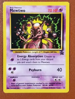 Mewtwo 14/53 Wotc Black Star Promo Promo Regular LP Pokemon TCG - Image 1