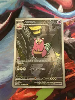 Slowbro 090/084 Illustration Rare Pitch Black Pokemon Holo Near Mint NM - Image 1