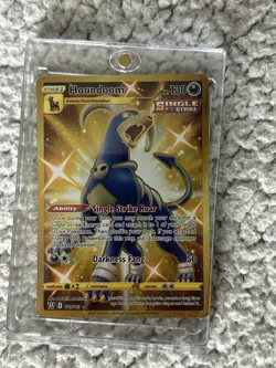 Pokemon TCG Houndoom Sword & Shield - Battle Styles 179/163 Holo Secret Rare - Image 1