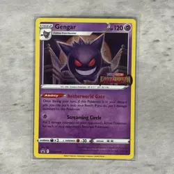 Pokemon TCG Gengar Holo Black Star Promo SWSH241 Stamped Lost Origin NM - Image 3