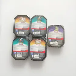 Pokemon TCG Triple Whammy Tins (Complete Set, Factory Sealed) lot of (5) - Image 4