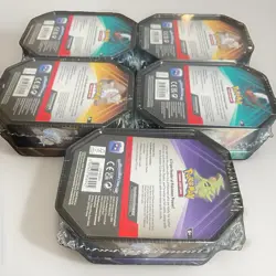 Pokemon TCG Triple Whammy Tins (Complete Set, Factory Sealed) lot of (5) - Image 5