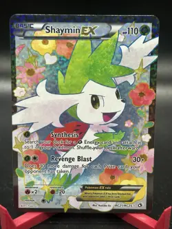 Pokemon TCG Shaymin EX Holo Ultra Rare RC21/RC25 Legendary Treasures EN 2013 - Image 1