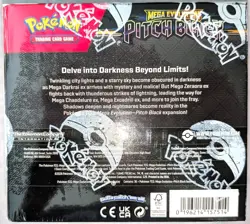 Pokemon TCG Mega Evolution Pitch Black Booster Box Factory Sealed NEW IN HAND - Image 2