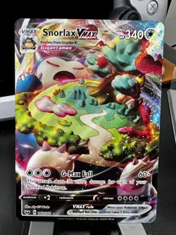 NM-Mint Snorlax VMAX - 142/202 - Ultra Rare Pokemon Sword and Shield - Image 1