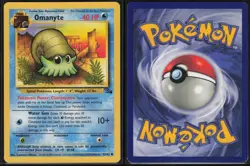 Omanyte 52/62 Fossil Unlimited Common Lightly Played Himeno - Image 1