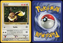 Eevee 55/82 Team Rocket Unlimited Common Lightly Played Nishida - Image 1