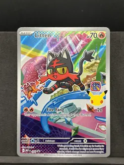 Litten 044 Holo Promo ME: Mega Evolution Promo Pokemo First Partner - Image 1