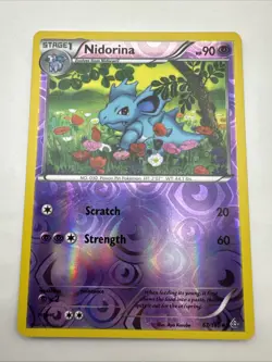 Pokemon Nidorina Reverse Holo Uncommon XY - Primal Clash 67/160 NM - Image 1