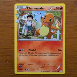 Pokemon TCG Charmander RC3/RC32 Generations Radiant Collection - LP - Image 1