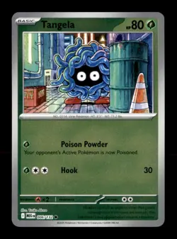 Tangela 006/132 Common Mega Evolution Pokemon Reverse Holo Near Mint - Image 1