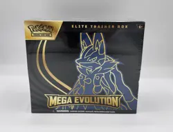 Pokemon TCG Mega Evolution Lucario ETB Factory Sealed - Image 1