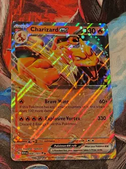Pokemon Charizard ex 006/165 SV 151 Double Rare Holofoil - Image 1