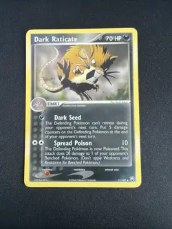 Dark Raticate 17/109 - Pokemon - Team Rocket Returns - Rare - NM - Image 1