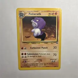 Pokemon Poliwrath Neo Discovery 28/75 Rare Regular Unlimited - Image 1
