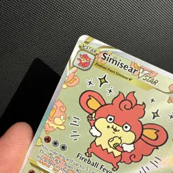 Pokemon TCG Simisear VSTAR GG37/GG70 Crown Zenith GG Ultra Rare Full Art Holo NM - Image 3
