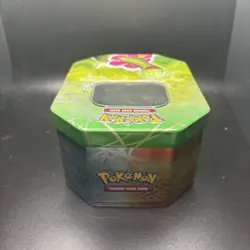 Pokemon TCG 2010 HeartGold & Soulsilver Meganium Collectors Tin *EMPTY* - Image 4