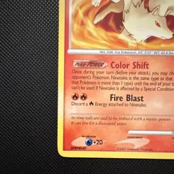 Pokemon TCG Ninetales 32/123 DP Mysterious Treasures Holo Rare 80 HP ENG 2007 - Image 5