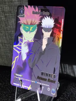 Bandai Union Arena Satoru Gojo Promo Foil Release Event Winner ENG UEPR/JJK-1-04 - Image 2