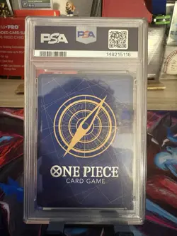 Bandai One Piece Monkey D. Luffy P-037 #037 1st Anv Promo Foil PSA 9 - Image 2