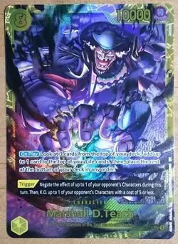 Marshall D. Teach SEC OP16-119 The Time Of Battle One Piece TCG 7 - Image 1