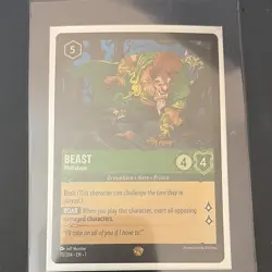 Disney Lorcana First Chapter Beast - Wolfsbane Enchanted Foil 70/204 EN - Image 1
