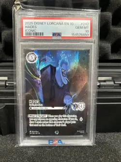 2025 DISNEY LORCANA EN 10-WHISPERS IN THE WELL HADES - LOOKING FOR A DEAL PSA 10 - Image 1