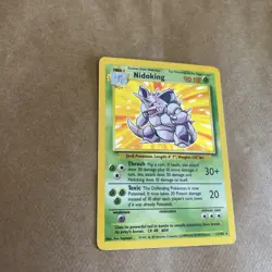 Nidoking 11/102 Base Set Unlimited Holo Rare Vintage 1999 WOTC Pokemon TCG NM - Image 2