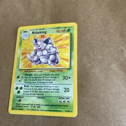 Nidoking 11/102 Base Set Unlimited Holo Rare Vintage 1999 WOTC Pokemon TCG NM - Image 3