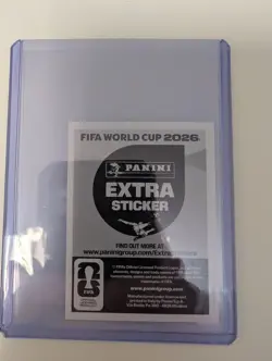 Panini World Cup 2026 Alphonso Davies EXTRA STICKER GOLD Variant - MINT - Image 2