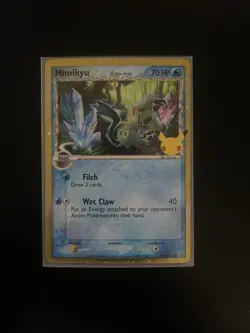 Pokemon Mimikyu TCG Delta Species SWSH136 Black Star Promo Celebrations NM - Image 1